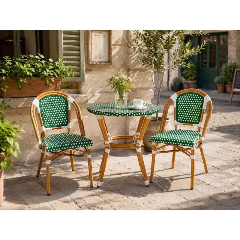 Outdoor Furniture Warehouse - Set Meja dan Kursi Bistro Gaya