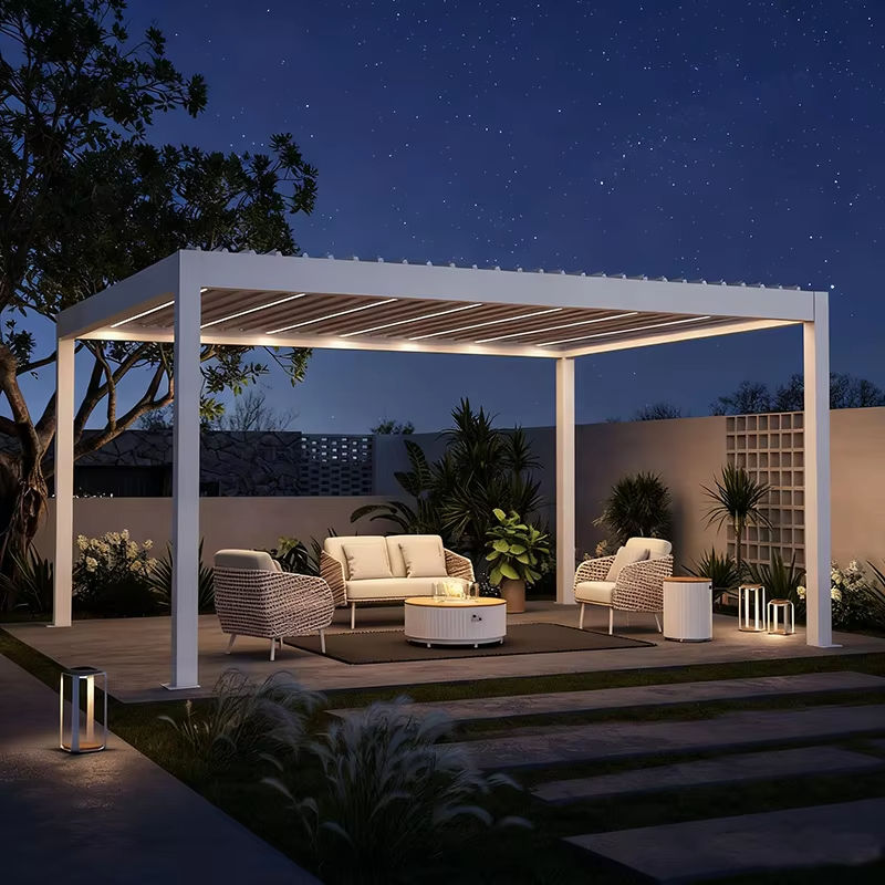 Outdoor Furniture Metal - Paviliun Tahan Karat untuk Luar Ruangan