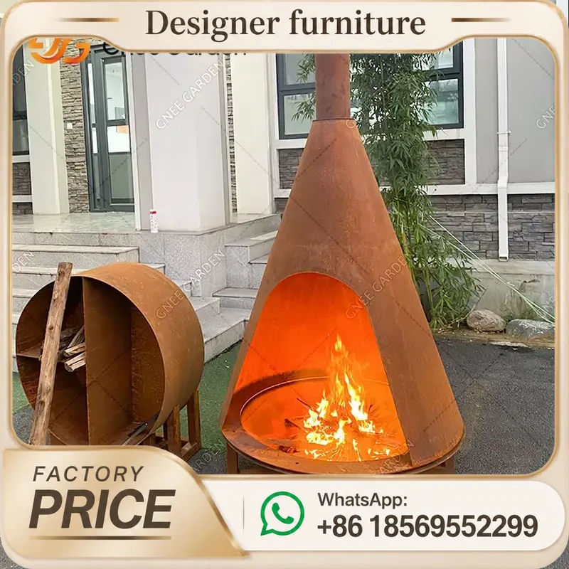 Kompor Pelet Kayu Portabel Den - Outdoor Furniture Metal ulasan dan harga