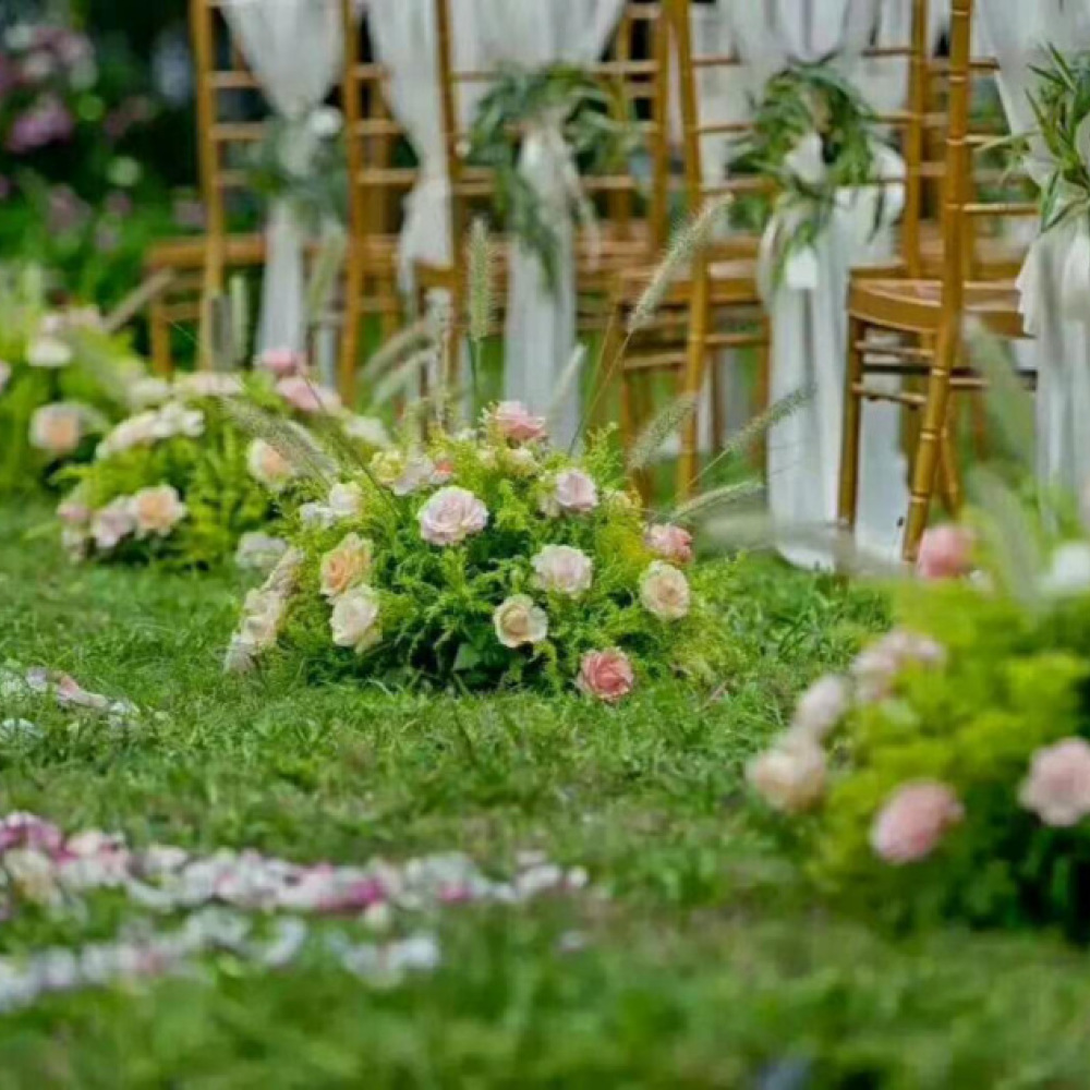 Kursi Bambu Emas Elegan, Kursi - Outdoor Furniture Rental For Party ulasan dan harga