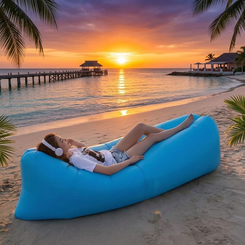Sofa Udara Tiup Portabel, Kurs - Outdoor Furniture For Pool ulasan dan harga