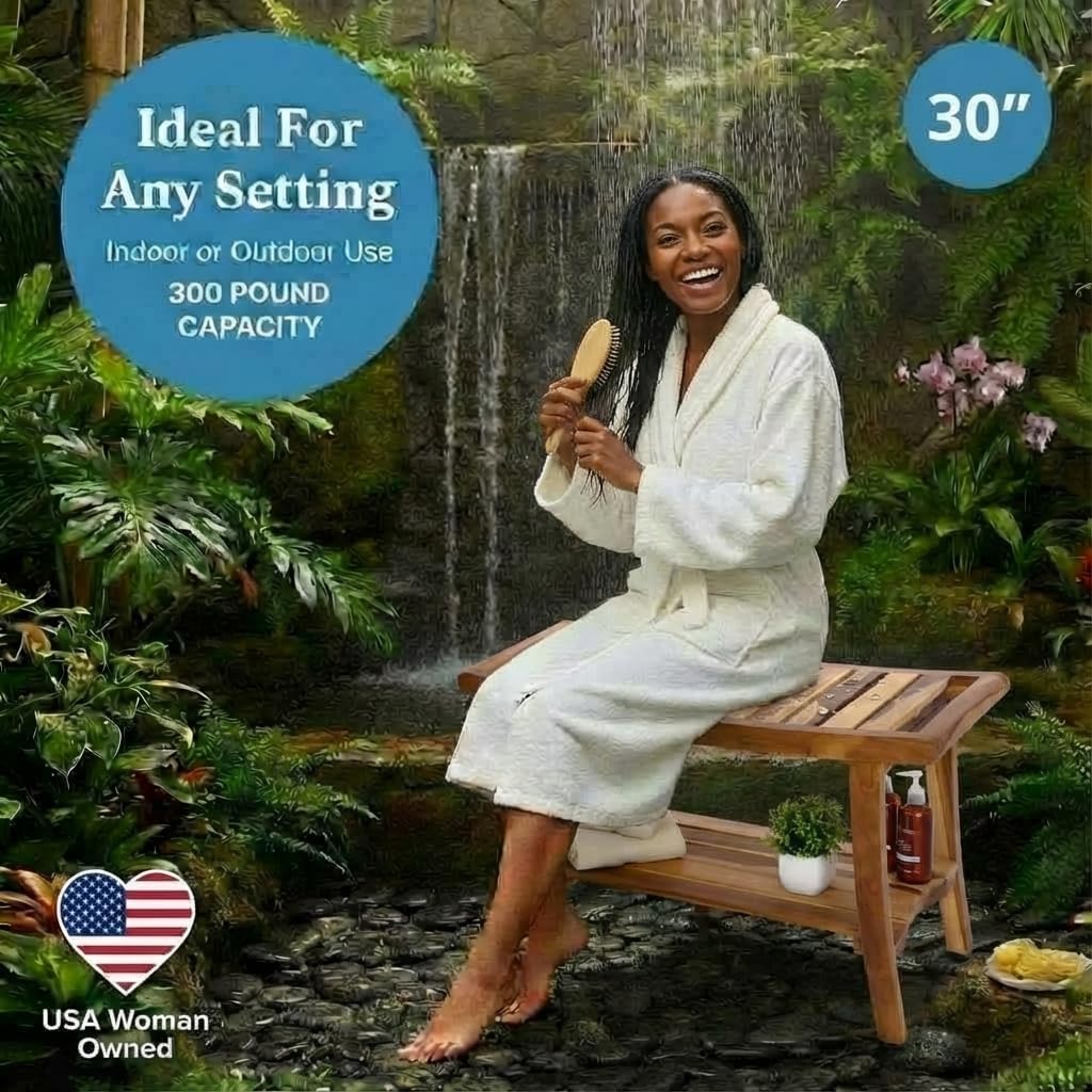 Bangku Mandi Kayu Jati, Kursi  - Outdoor Furniture For Pool ulasan dan harga