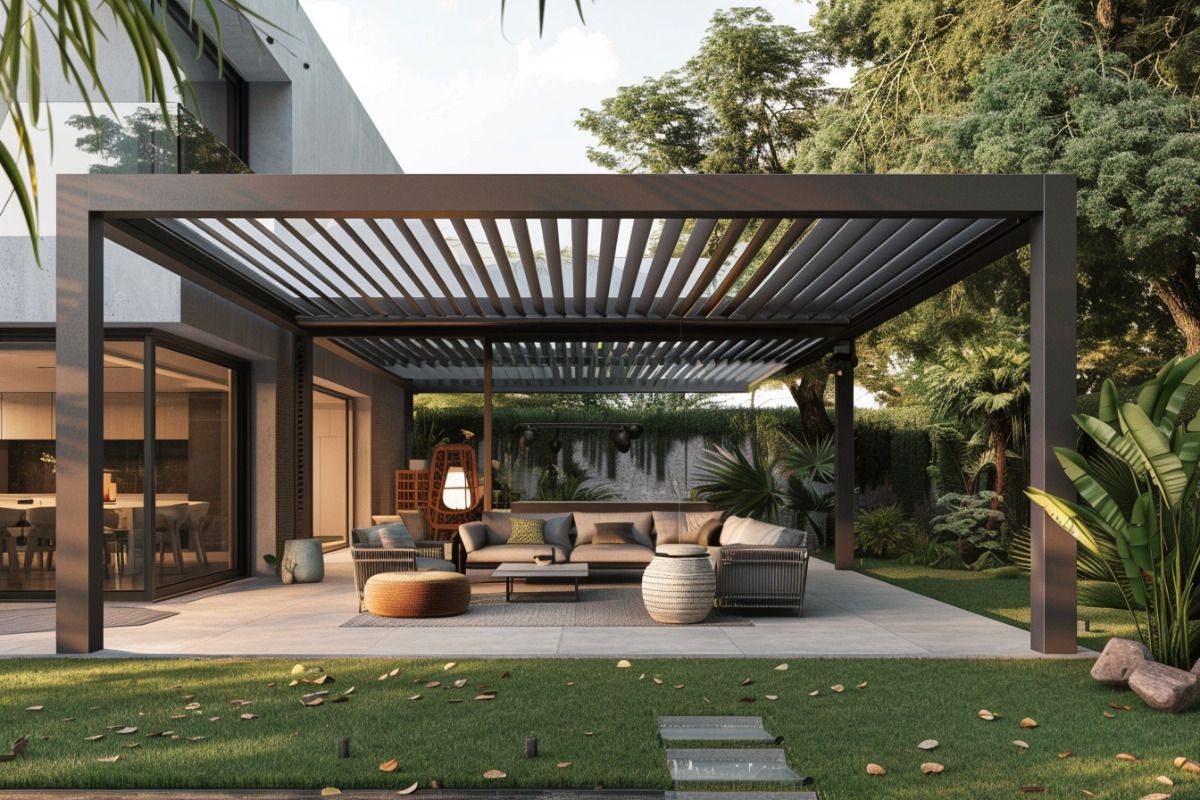 Gazebo Persegi Panjang dari Al - Outdoor Furniture Metal ulasan dan harga