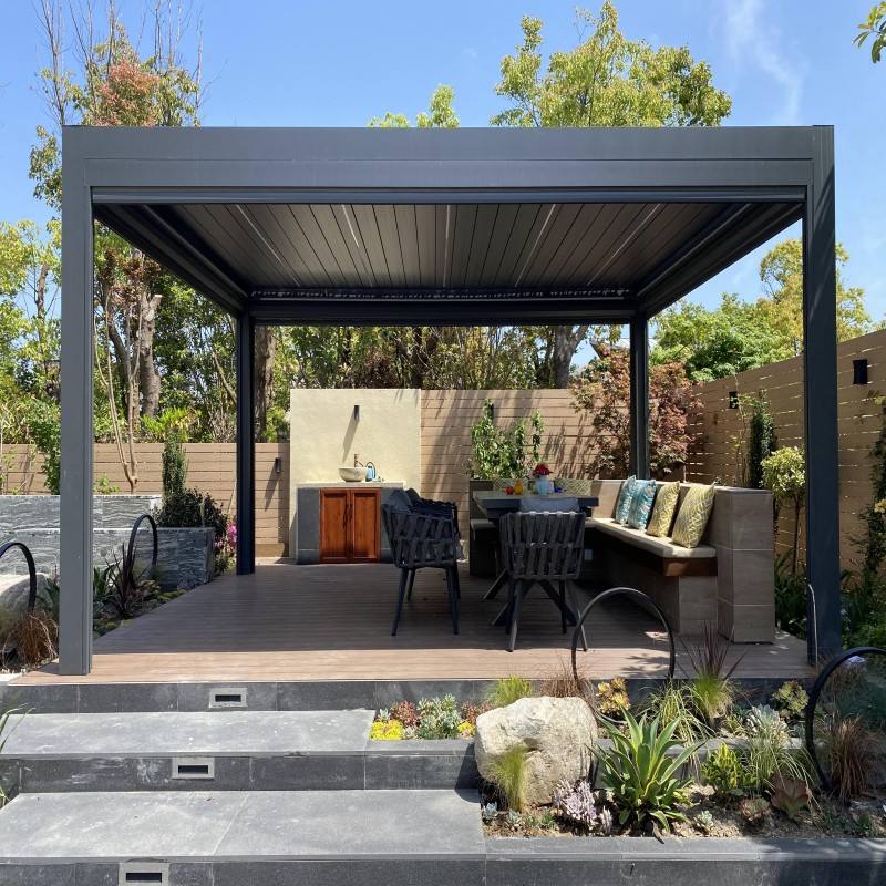 Gazebo Persegi Panjang dari Al - Outdoor Furniture Metal ulasan dan harga