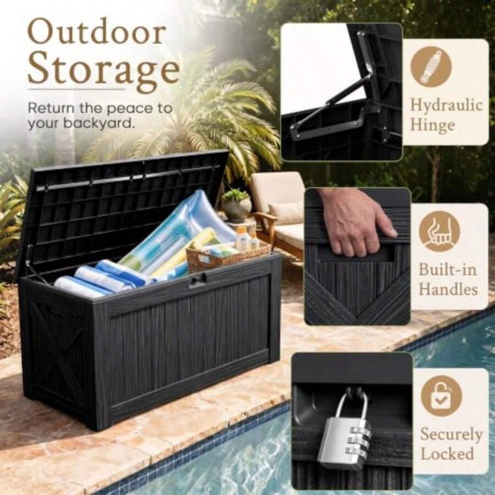 Kotak Penyimpanan Luar Ruangan - Outdoor Furniture For Pool ulasan dan harga