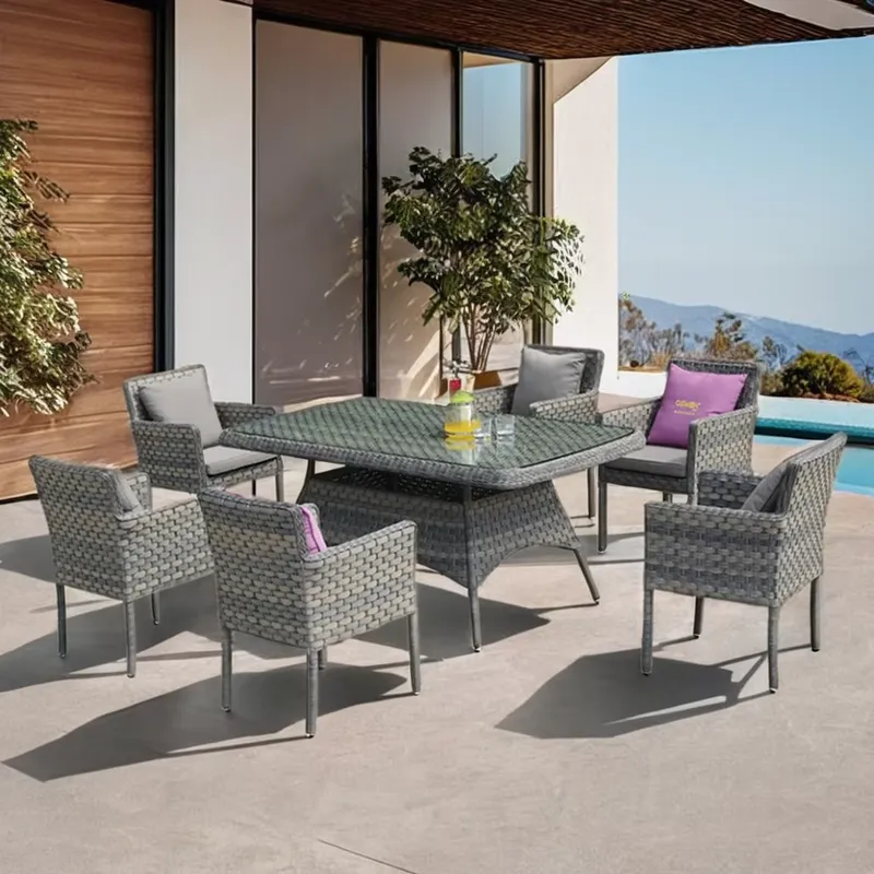 UNTUK OSMEN CITTA 7PCS SET MEJ - Outdoor Furniture Osmen ulasan dan harga